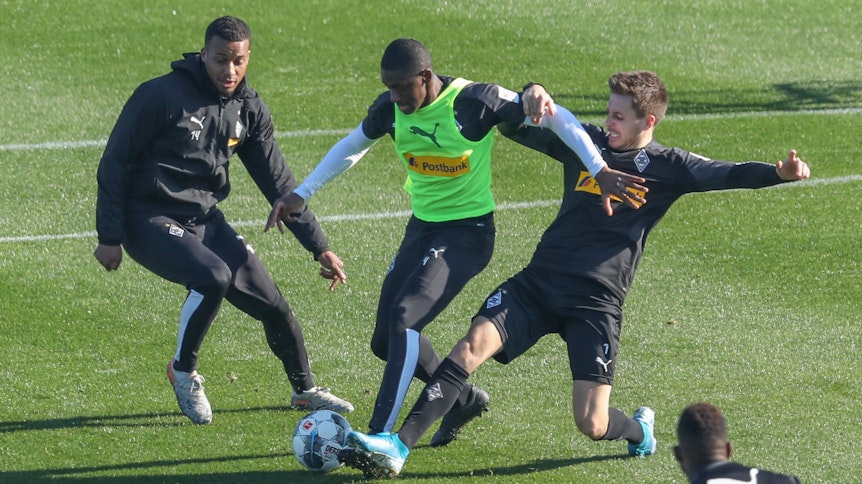 Mamadou Doucouré soll in Borussias U23 auch gegen den Bonner SC Spielpraxis sammeln.