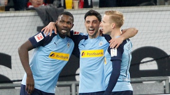 Marcus Thuram und Lars Stindl vollendeten die sehenswerte Kombination zum zwischenzeitlichen 2:1 in Düsseldorf.
