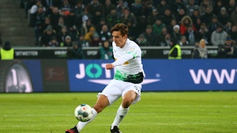 Florian Neuhaus wurde für seinen Treffer gegen Mainz 05 von der ARD-für das „Tor des Monats“ nominiert.