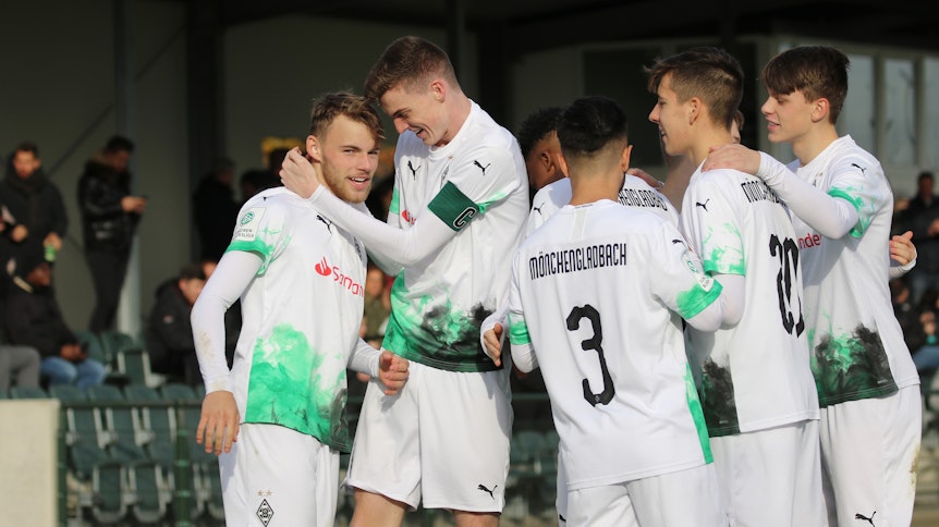 Die U19 von Borussia Mönchengladbach konnte in der A-Junioren-Bundesliga West bislang 14 Siege in 20 Spielen feiern.