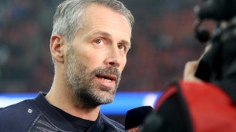 Gladbachs Marco Rose ist bislang der einzige Trainer in der Beletage des deutschen Fußballs, der mit seiner Mannschaft zwei Geisterspiele in Folge gewinnen konnte.