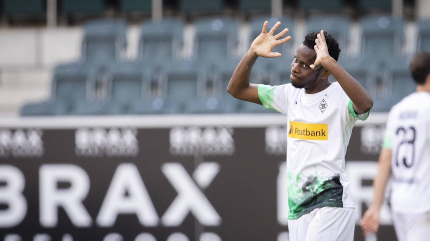 Ibrahima Traoré ist zurück: Gegen den VfL Wolfsburg stand er erstmals seit mehr als einem Jahr in der Startelf von Borussia Mönchengladbach.