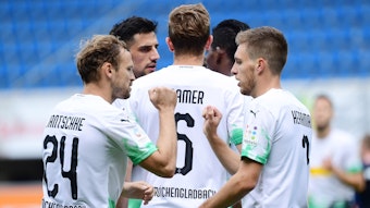Zweimal haben Tony Jantschke (links) und Patrick Herrmann (rechts) schon die Champions-League-Gruppenphase mit Borussia Mönchengladbach erreicht. Nun steht das dritte Mal kurz bevor.