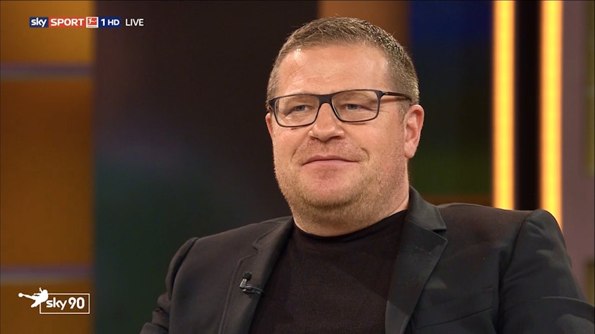 Max Eberl, Manager von Borussia Mönchengladbach, ist am Sonntag beim TV-Sender Sky in der Talkrunde „Sky 90“ aufgetreten.