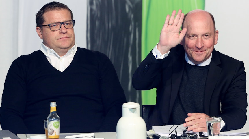 Max Eberl und Stephan Schippers konnten Borussias Zahlen bislang nicht auf einer Mitgliederversammlung vorstellen. Nun hat die DFL sie veröffentlicht.