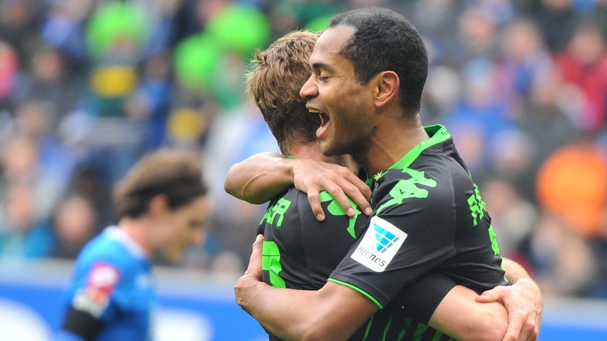 Christoph Kramer (l.) und Raffael absolvierten insgesamt 121 gemeinsame Spiele für Borussia Mönchengladbach.