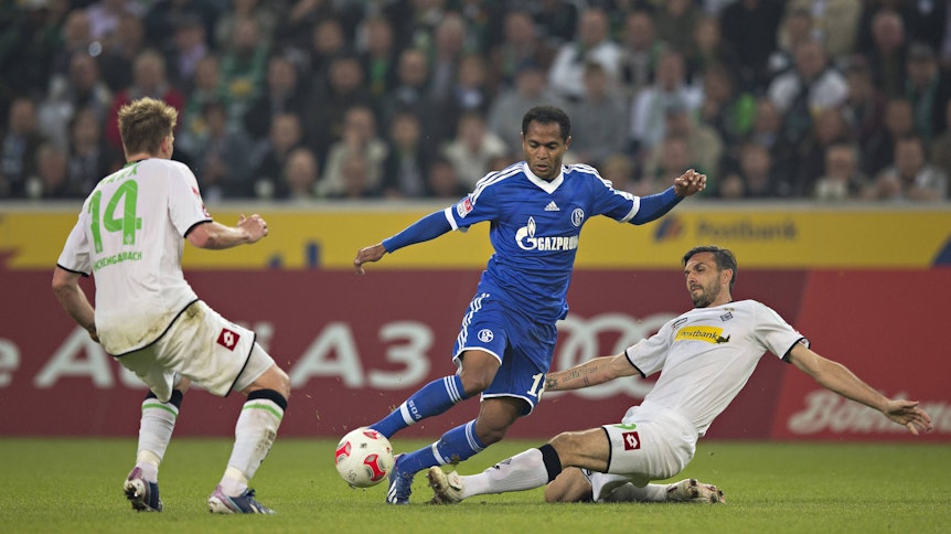 2013 kickte Raffael ein halbes Jahr für den FC Schalke 04. Und vermasselte Borussia Mönchengladbach im Mai mit einer Torvorlage die Hoffnung auf eine Europacup-Teilnahme.