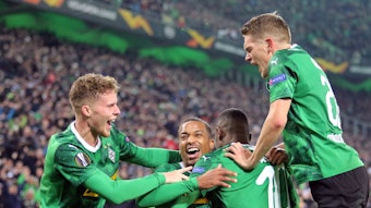 Die Fans sind optimistisch: Borussia Mönchengladbach wird in der kommenden Saison in der Champions League überwintern.