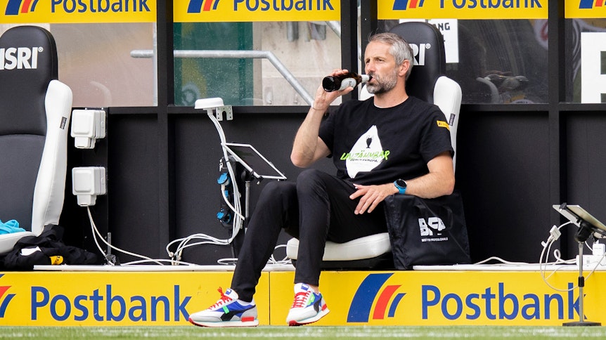 Mit ihm geht Borussia ins 13. Jahrzehnt der Vereinsgeschichte: Trainer Marco Rose holte in seinem ersten Jahr als Bundesliga-Trainer gleich 65 Punkte mit den Fohlen.