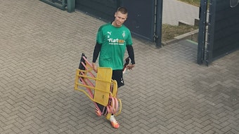 Moritz Nicolas ist seit der Saison 2019/20 bei Union Berlin. Jetzt wurde ist der Torhüter plötzlich wieder im Borussia-Park gesehen.