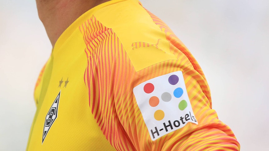 Das H-Hotels-Logo schmückte in den zwei vergangenen Jahren den Ärmel der Borussia-Trikots.
