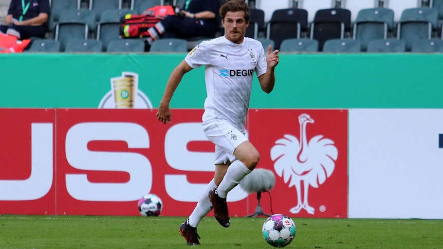 Im Pokalspiel gegen den FC Oberneuland erzielte Jonas Hofmann das 3:0 für die Fohlen.