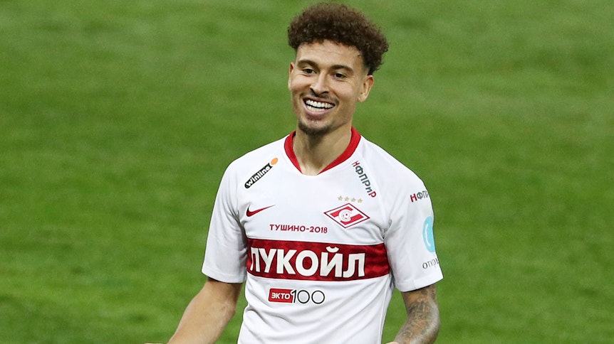 Jordan Larsson steht beim russischen Verein Spartak Moskau unter Vertrag.
