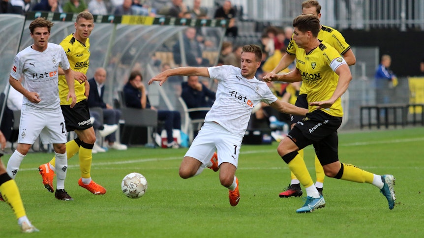 Borussia Mönchengladbach hat die Generalprobe vor dem Pflichtspielauftakt in der kommenden Woche mit einem deutlichen Sieg bestanden.