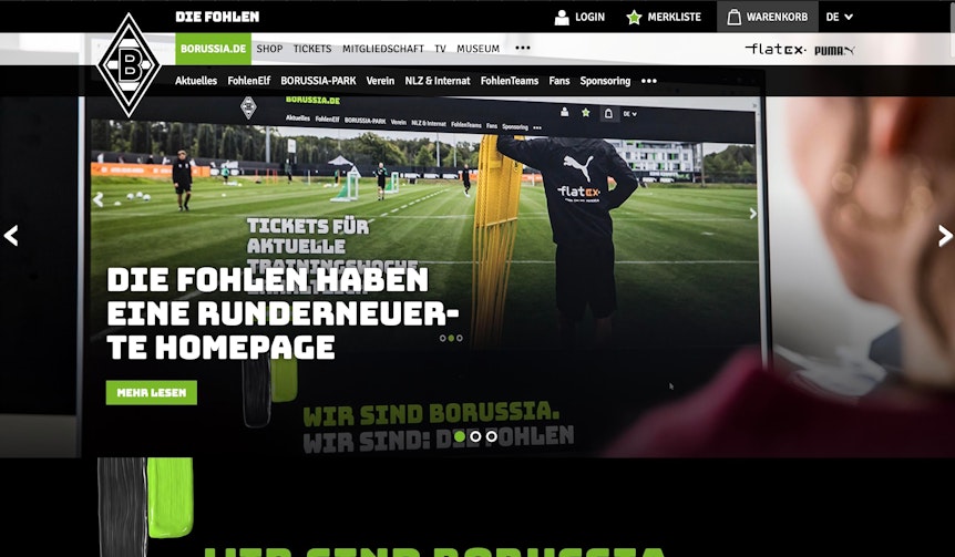 Neue Saison, neuer Look. Borussia hat einen Relaunch des eigenen Internet-Auftrittes am Mittwoch vollzogen.