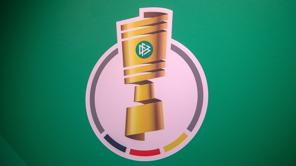 Logo des DfB Pokals Fussball DFB Pokal Auslosung 1 Runde Saison 2019 2020 Dortmund Deutsches