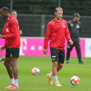 Sebastian Andersson beim FC-Training