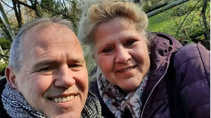 Silvia Wollny und Harald Elsenbast auf einem Selfie.