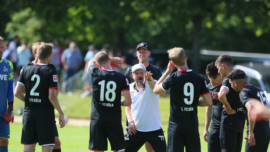 Steffen Baumgart beim Testspiel 1. FC Köln gegen FC Schaffhausen