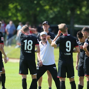 Steffen Baumgart beim Testspiel 1. FC Köln gegen FC Schaffhausen