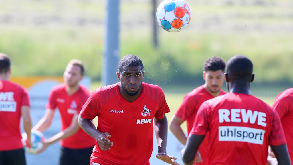 Anthony Modeste trainiert im Trainingslager des 1. FC Köln.
