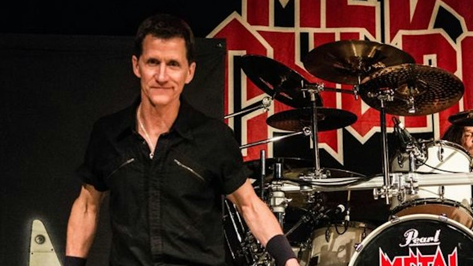Mike Howe, Sänger der Band Metalchurch, ist mit 55 Jahren gestorben. Das Foto vom 19. Juni postete die Band auf Facebook