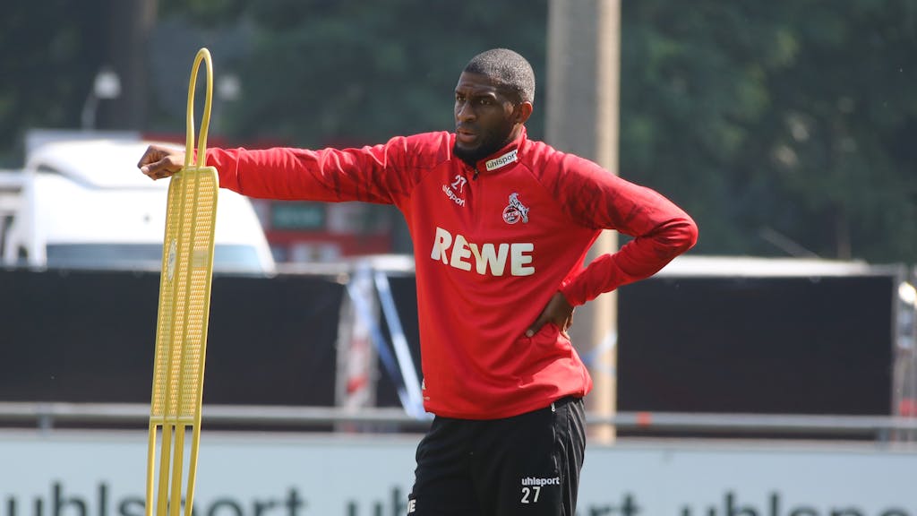 Anthony Modeste beim Training des 1. FC Köln.