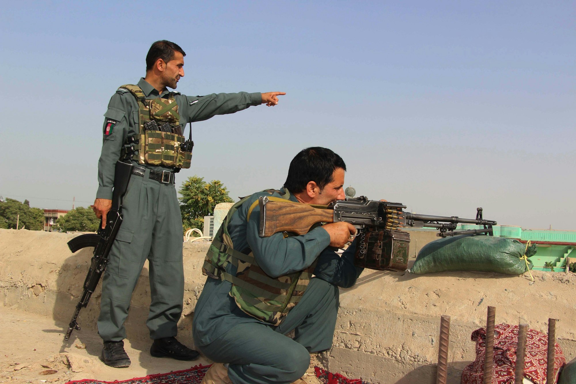 Kundus ist von den Taliban erobert worden: Mitglieder der afghanischen Sicherheitskräfte nehmen an einer Militäroperation gegen Taliban-Kämpfer teil.