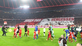 Ein Blick in die restlos ausverkaufte Münchner Allianz Arena.