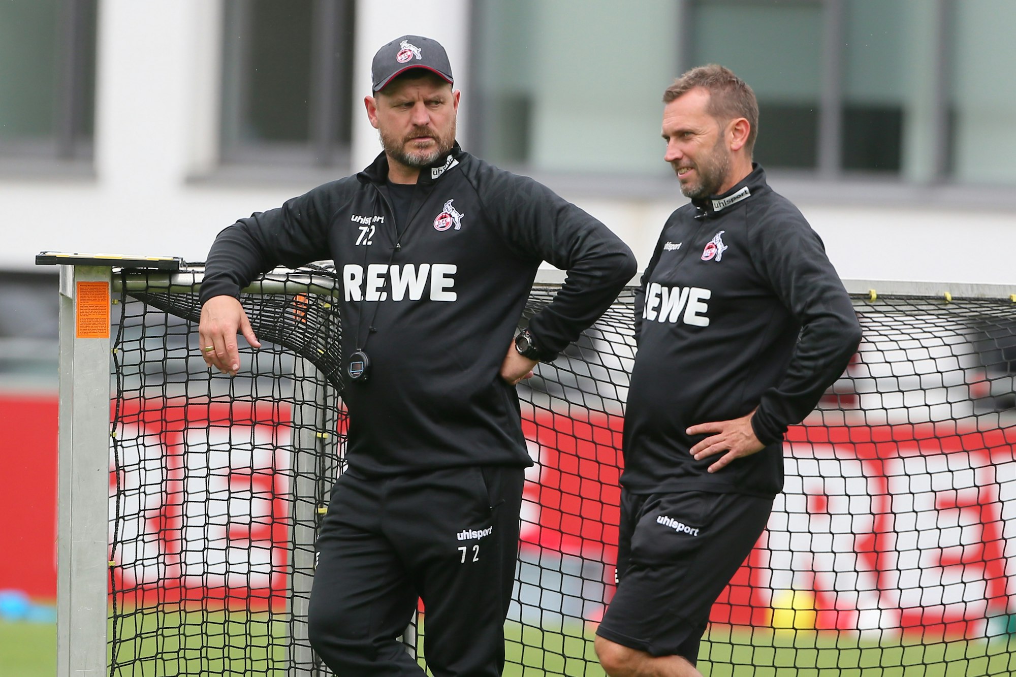 Training beim 1. FC Köln mit Steffen Baumgart und André Pawlak.