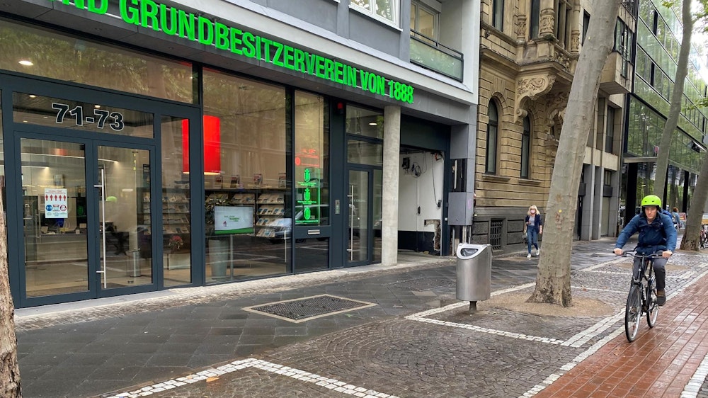 Die Zentrale des Kölner Haus- und Grundbesitzervereins am Hohenzollernring.
