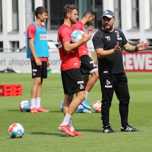 Steffen Baumgart trainiert den 1. FC Köln und Mark Uth.