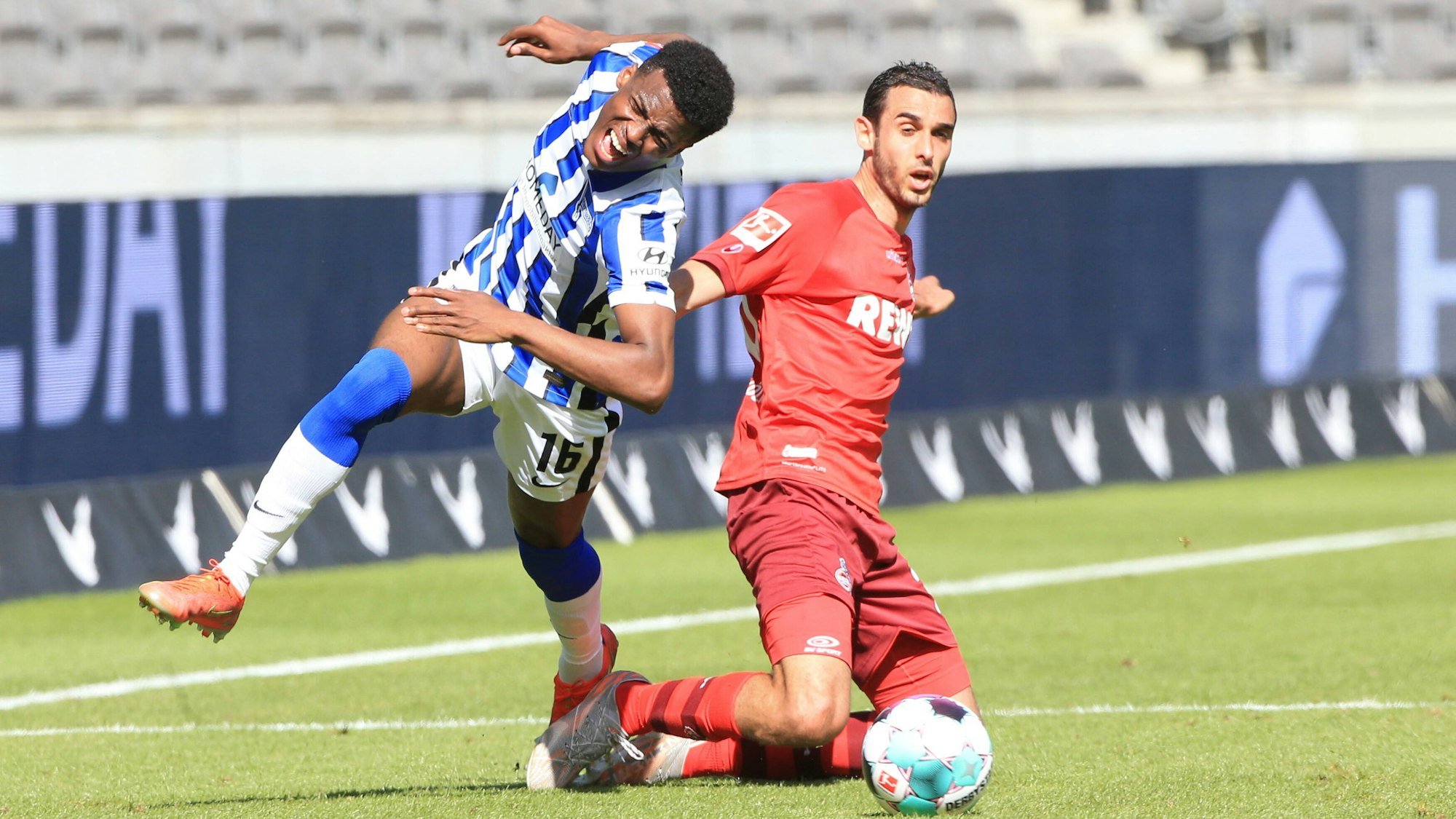 Ellyes Skhiri spielt mit dem 1. FC Köln in der Bundesliga bei Hertha BSC.