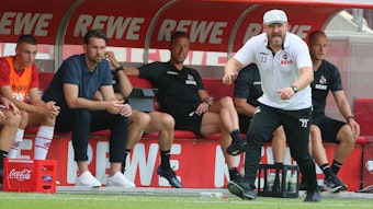 Steffen Baumgart brüllt den 1. FC Köln gegen Hertha BSC nach vorne.