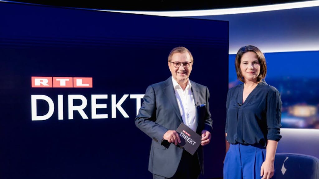 Annalena Baerbock war am Montagabend der erste Gast in RTLs neuer Informationssendung „RTL Direkt“.&nbsp;