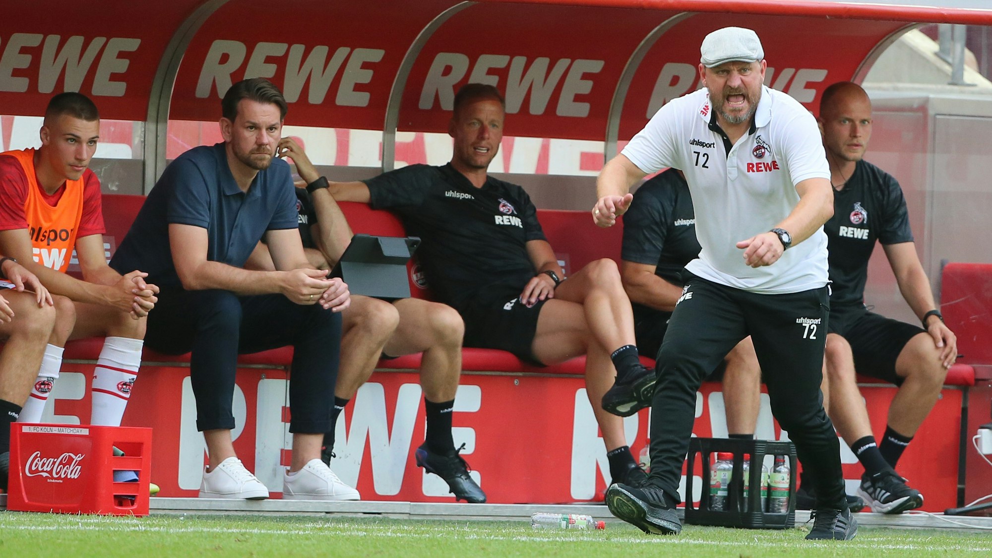 Steffen Baumgart peitscht den 1. FC Köln nach vorne.