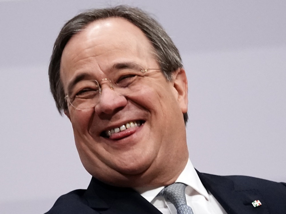 Der CDU-Parteivorsitzende Armin Laschet im Januar 2021 beim Bundesparteitag.