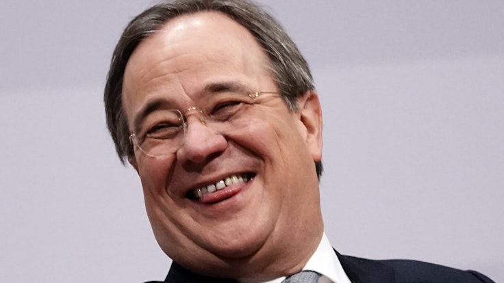 Der CDU-Parteivorsitzende Armin Laschet im Januar 2021 beim Bundesparteitag.