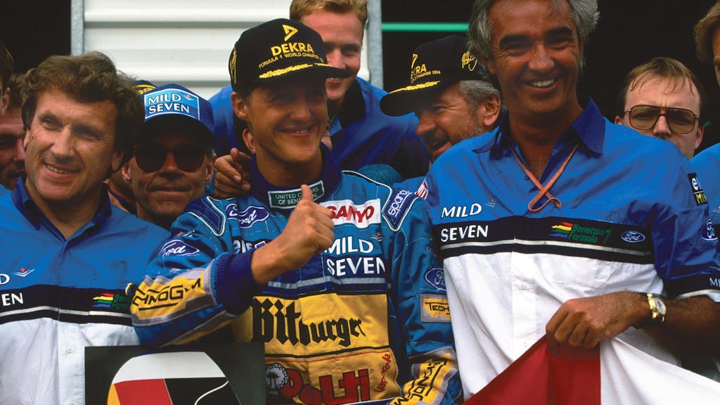 November 1994: Michael Schumacher wird Formel-1-Weltmeister.&nbsp;