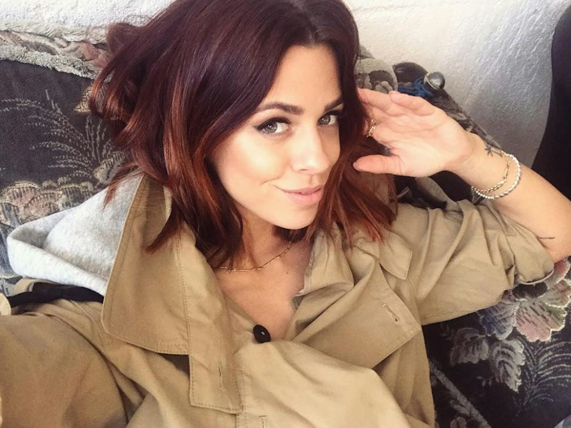 Das Selfie zeigt Vanessa Mai (hochgelade am 16. September 2017 auf Instagram).
