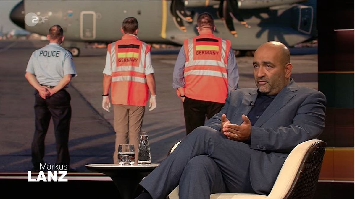 In der Folge der ZDF-Talkshow „Markus Lanz“ von 24. August war der Grünen-Politiker Omid Nouripour zu Gast und sprach über die Lage in Afghanistan.&nbsp;