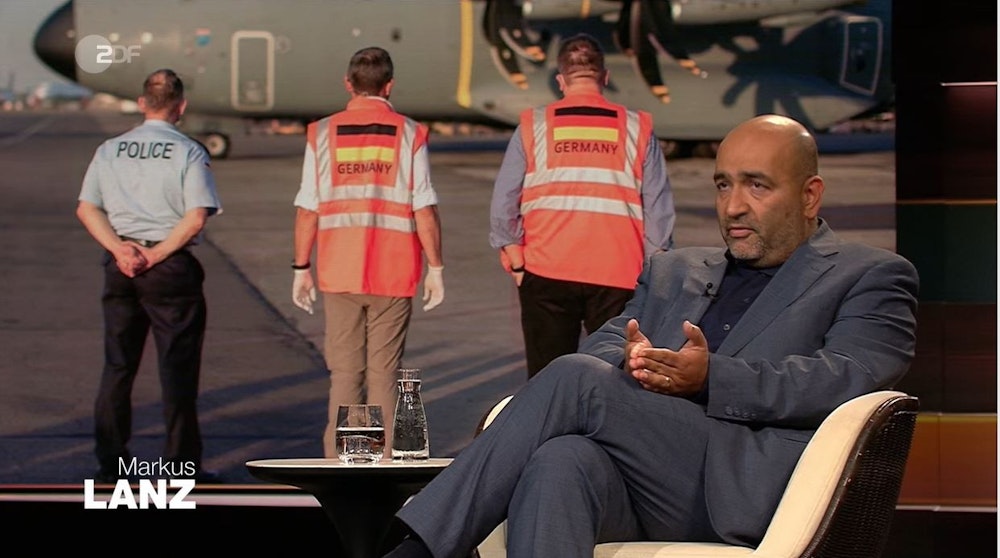 In der Folge der ZDF-Talkshow „Markus Lanz“ von 24. August war der Grünen-Politiker Omid Nouripour zu Gast und sprach über die Lage in Afghanistan.