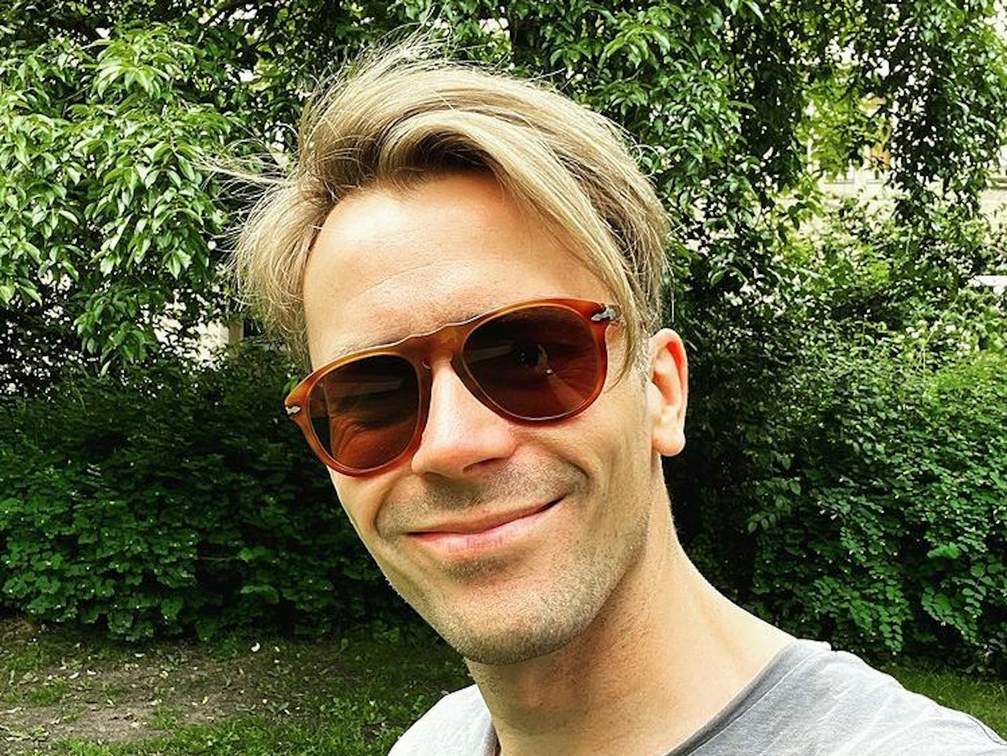 TV-Arzt Dr. Johannes Wimmer, Selfie vom 4. Juli 2021
