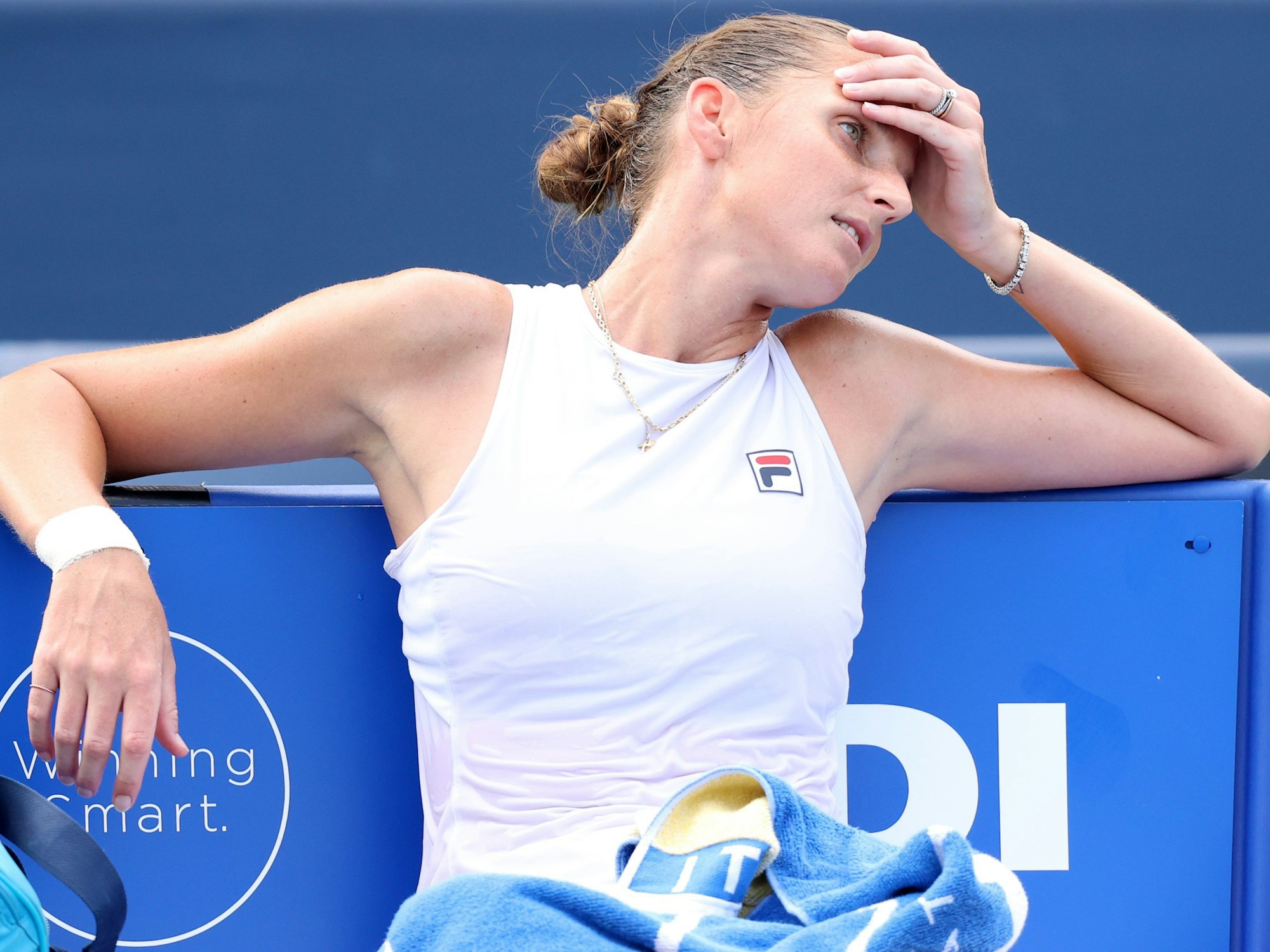 Tschechin Karolina Pliskova muss ohne Trainer bei den US Open antreten.