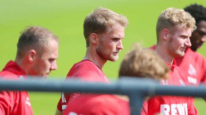 Sebastian Andersson während des Trainings des 1. FC Köln.
