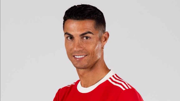 31. August 2021: Manchester United präsentiert die ersten Bilder von Cristiano Ronaldo in seinem neuen Trikot. Bilder zur Verwendung frei.