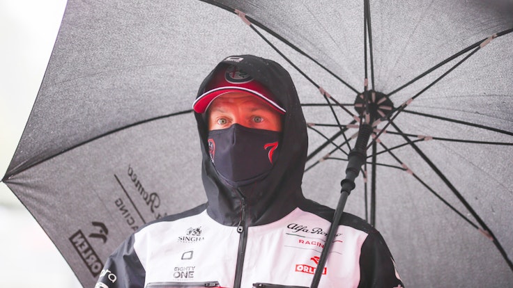 Kimi Räikkönen (Alfa Romeo) beim Formel-1-Grand Prix von Belgien in Spa-Francorchamps.