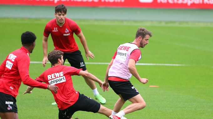 Mark Uth trainierte wieder mit der Mannschaft des 1. FC Köln.