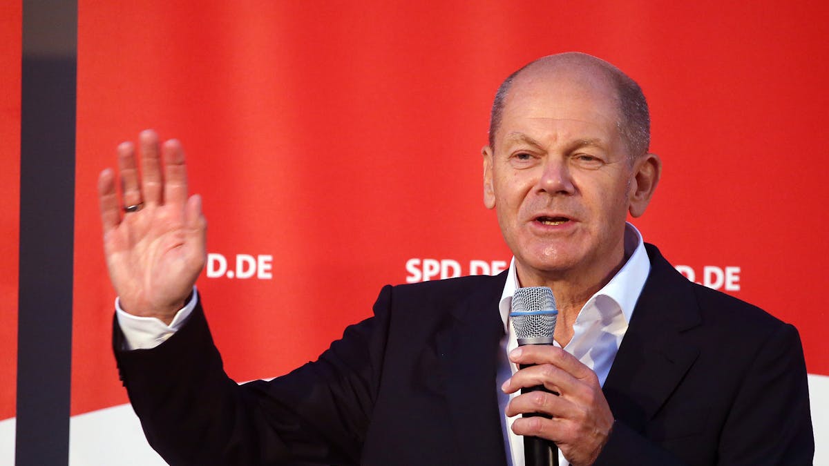 SPD-Kanzlerkandidat Olaf Scholz (hier am 03. September in Berlin) hat mit ungewöhnlichen Worten für das Impfen gegen Covid-19 geworben.