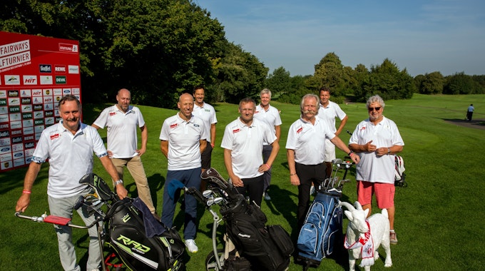 FC-Fairways Golfturnier für den guten Zweck auf Gut Lärchenhof mit vielen Prominenten.